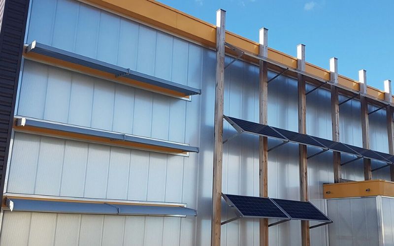 Colores bajo pedido del policarbonato arcoWall® 5613