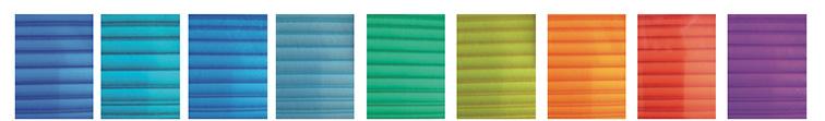 Colores bajo pedido del policarbonato AkyVer® Connect 40