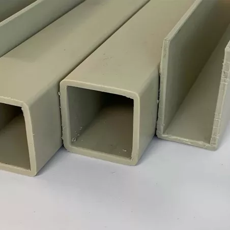 Perfiles PP-H Gris 7032