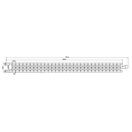 Policarbonato encajable I Sistema ArcoPlus® 549