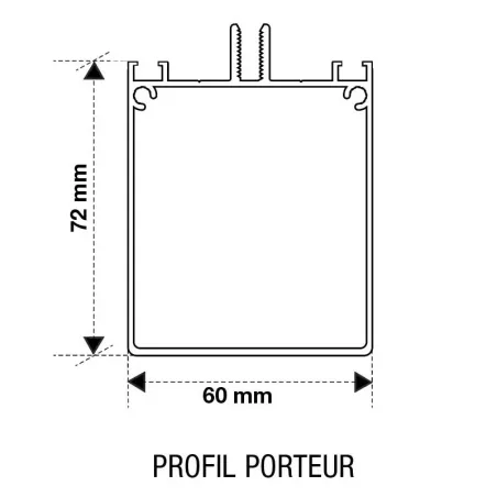 KIT Perfiles portantes de aluminio
