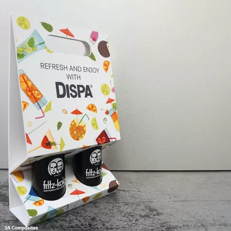 DISPA® Blanco I Panel de papel ecológico