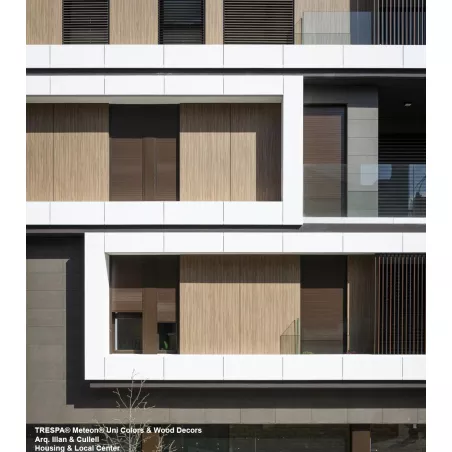 Trespa® Meteon® Wood Decors Satin | Revestimiento madera composite