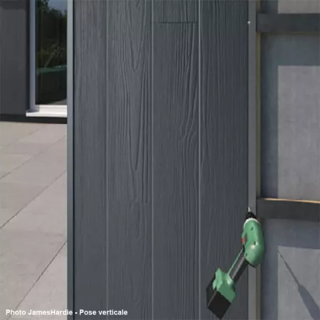 Perfil dintel e instalación vertical de inicio Hardie® VL Plank