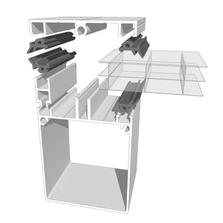 KIT Perfiles elevadores para portador alu