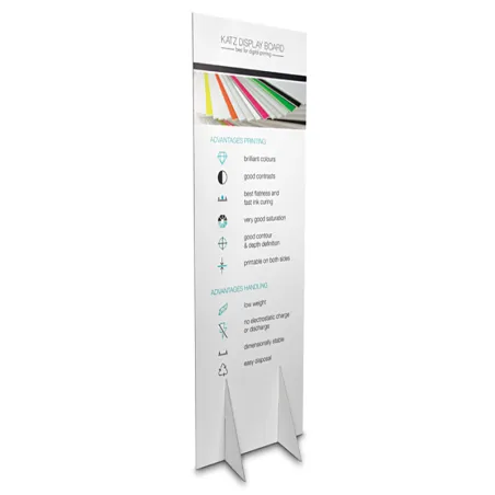 KATZ® DISPLAY BOARD Blanco | Panel de cartón macizo