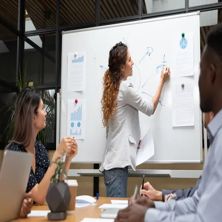 STEELBOND® Whiteboard I Chapa de acero magnética y borrable