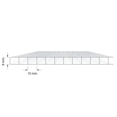 Thermoclear® Plus 8 mm I Policarbonato Celular