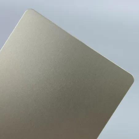 Chapa Aluminio Anodizado Champagne G10 15µ | Laser Film
