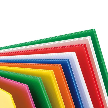 Placa de PP celular coloreada | En stock en SUNCLEAR