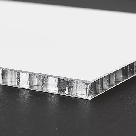 larcore® Blanco 9016 I Nido de abeja aluminio