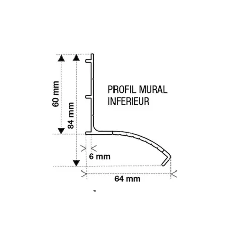 KIT Perfil de pared inferior