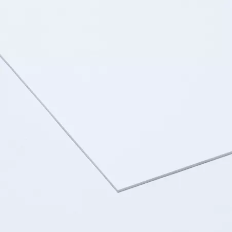 Komadur® D Blanco 669 | Placa PVC rigida brillante