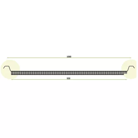 Doppio 30mm Ala42 Opalino