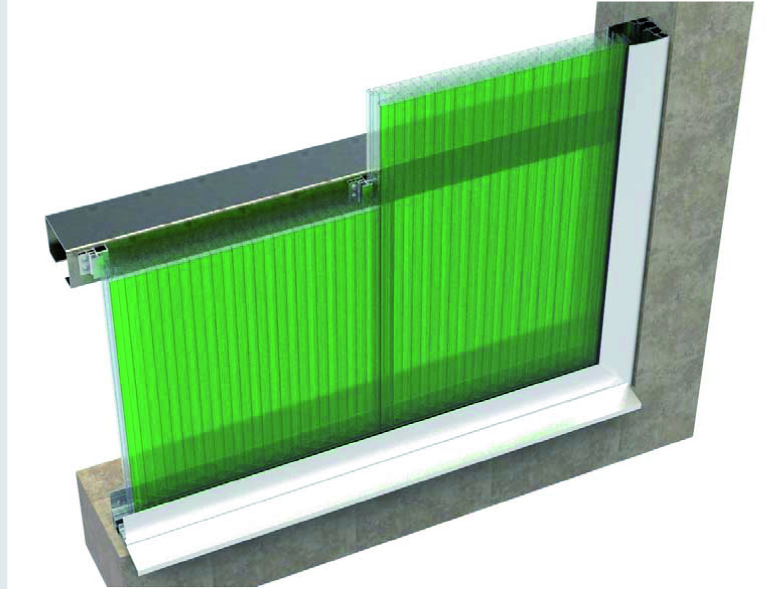 Panneaux arcoWall® verts